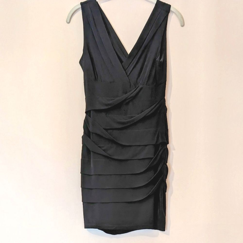 St Tropez West Black Fitted Dress 6
